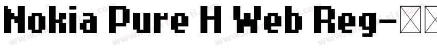 Nokia Pure H Web Reg字体转换